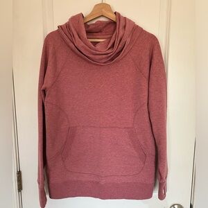L.L. Bean Cowl Neck Rose Pink Sweatshirt M